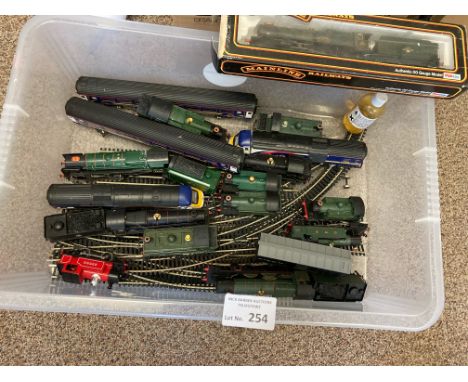 Diecast : Railway - Hornby &amp; other - great collection of engine/tenders - some track - all barely played with