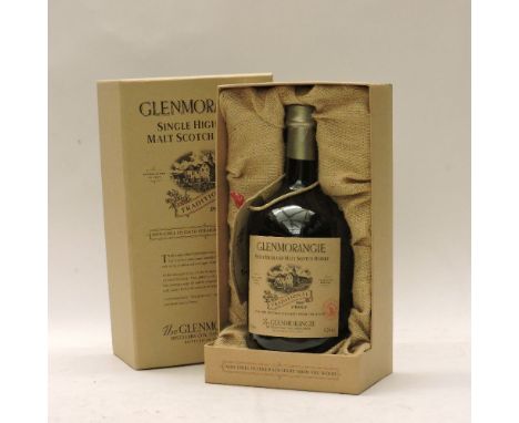 Glenmorangie, Traditional 100° Proof, Single Highland Malt Scotch Whisky, Non-Chill Filtered Straight From Wood, one litre bo