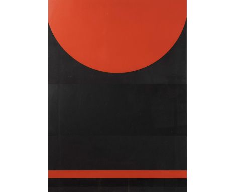 Jo DELAHAUT (1911-1992)Lithograph Soleil Rouge, n° 3/100, signed and dated '72.Lithografie Soleil Rouge, n° 3/100, gesigneerd