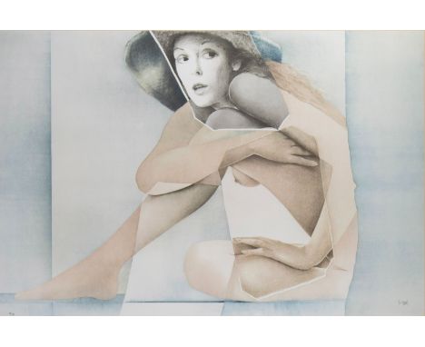 Pol MARA (1920-1998)Lithograph Jeune femme, n° 15/90, signed.Lithografie Jeune femme, n° 15/90, gesigneerd.58.5 x 87.5 cm