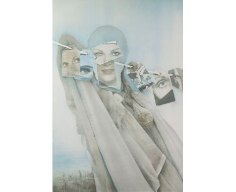 Pol MARA (1920-1998)Lithograph Des fragments de photo EA, signed.Lithografie Des fragments de photo E.A., gesigneerd.76 x 51.