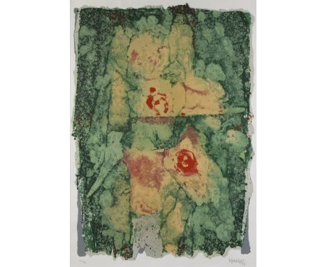César MANRIQUE (1919-1992)Lithograph Untitled, n° 13/90, signed and dated '87.Lithografie Zonder titel, n° 13/90, gesigneerd 
