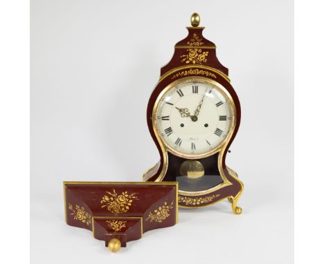Cartel clock on console TrianonKartel klok op console TrianonH 20 + 61.5 cm