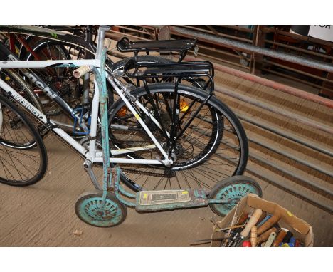 A vintage Tri-ang scooter