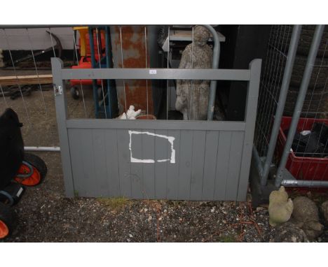A wooden garden gate 