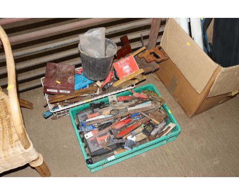 A quantity of various hand tools 