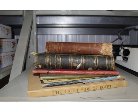 A collection of books to include the Light side of Egypt, Memorials of old Chelsea etc 