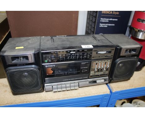 A Sony stereo cassette recorder&nbsp;