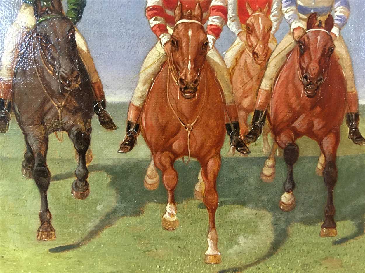 Benjamin Herring (British, 18301871) 'The Marquis Wins', a race with