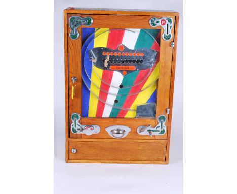 A Bryans Allwin Penny Slot Machine 'The Elevenses', c 1955, 63.5 cm H