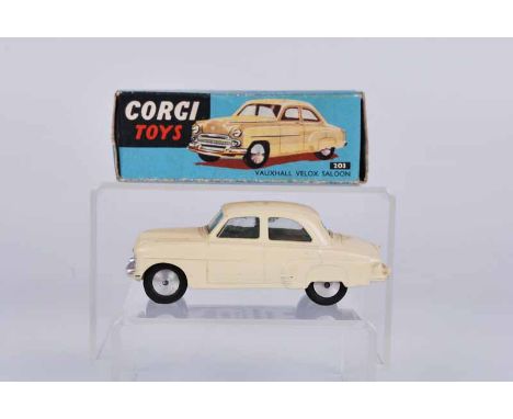 Corgi toys 203 Vauxhall Velox saloon, boxed with leaflet