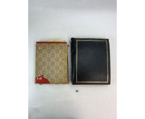 Introplast album of Polish stamps and black album of Royal Mail First Day Covers