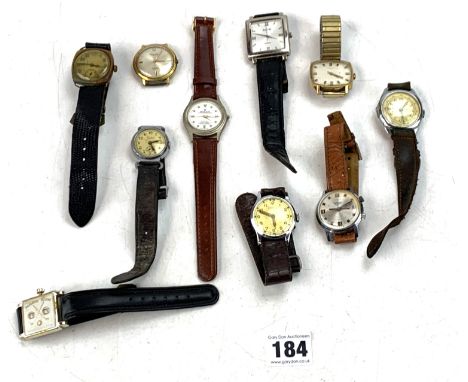 10 assorted gents watches inc. Sekonda, Avia, Timex etc