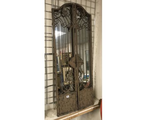 IRON GATE GARDEN MIRROR - 127 CMS HEIGHT &amp; 52 CMS WIDTH