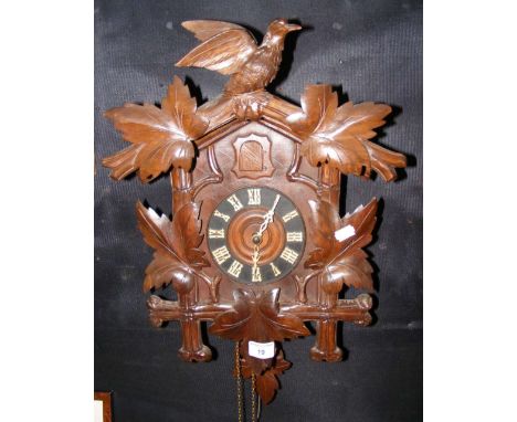 Old carved Black Forest cuckoo clock - 45cm