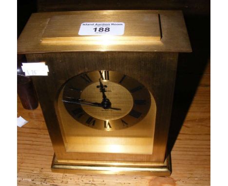 A vintage Angelus mantel clock