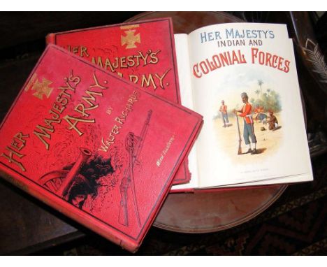 Walter Richards - three volumes "Her Majesty's Army" with illustrations