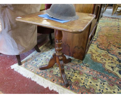 Mahogany tripod table