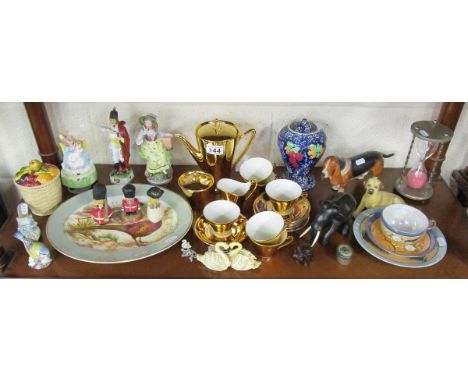 Shelf of china & collectables