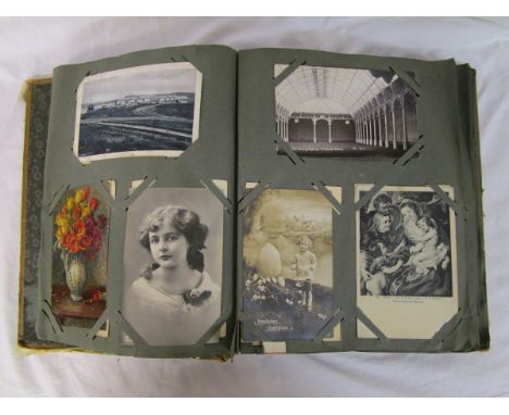 Postcard album to include architectural postcards
