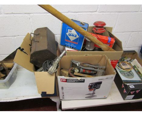 3 boxes of tools etc