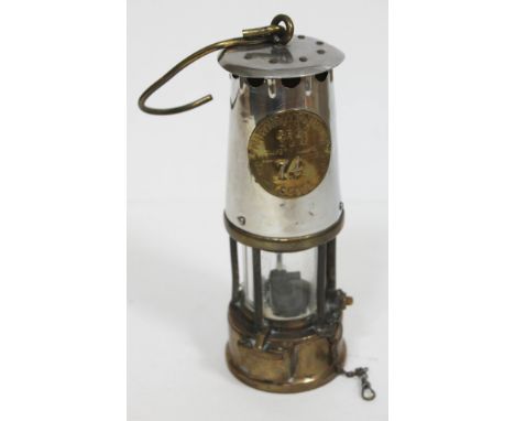 A miners lamp, The Protector Lamp and Lighting Co Ltd, Eccles. 