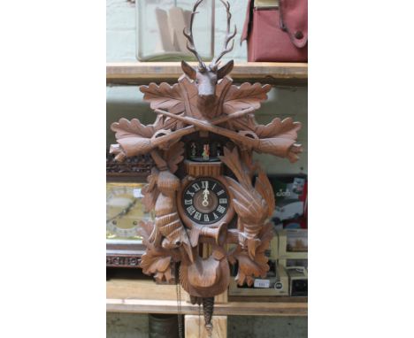 A vintage cuckoo clock. 