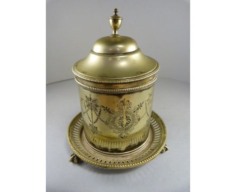 A Silverplated Tobacco jar made by Henry Wilkinson & Co. 