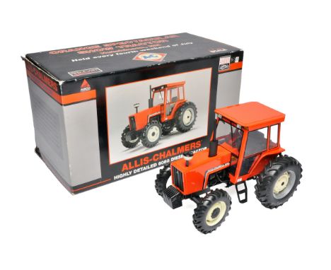 SpecCast 1/16 farm model issue comprising Allis Chalmers 6080 Diesel Tractor. No obvious sign of fault, has been displayed at