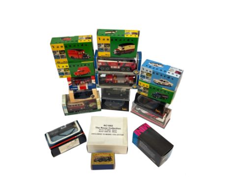 A group of approx 20 boxed die-cast model vehicles by Vanguards, Cararama, Corgi, IXO, and others. Includes models such as Mo