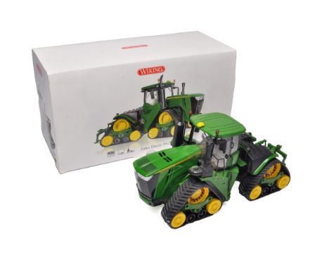 Wiking 1/32 farm model issue comprising John Deere 9620 RX Tractor. Model has been displayed, but no obvious sign of fault. W