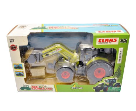 New Farmsland 1/32 Claas Atles 936 RZ Tractor with Loader. Excellent in box.