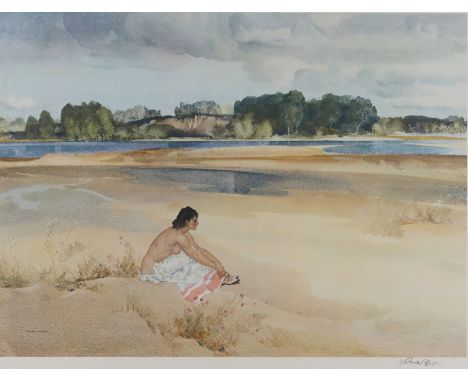 WILLIAM RUSSELL FLINT (BRITISH, 1880-1969) (3)Anne-Marie by the Loire
signed in pencil 'W Russell-Flint' (lower right margin)