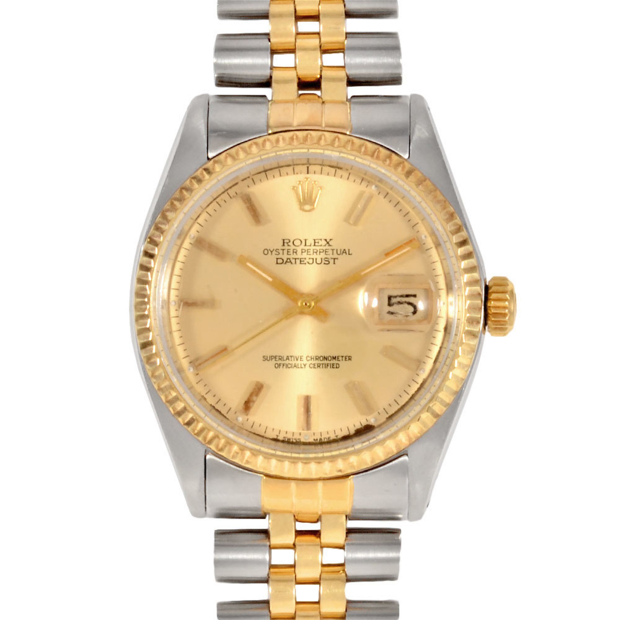 Rolex ROLEX 1601/3 Datejust 36 7-digit 28th series (manufactured in 1969) Automatic wristwatch, cham