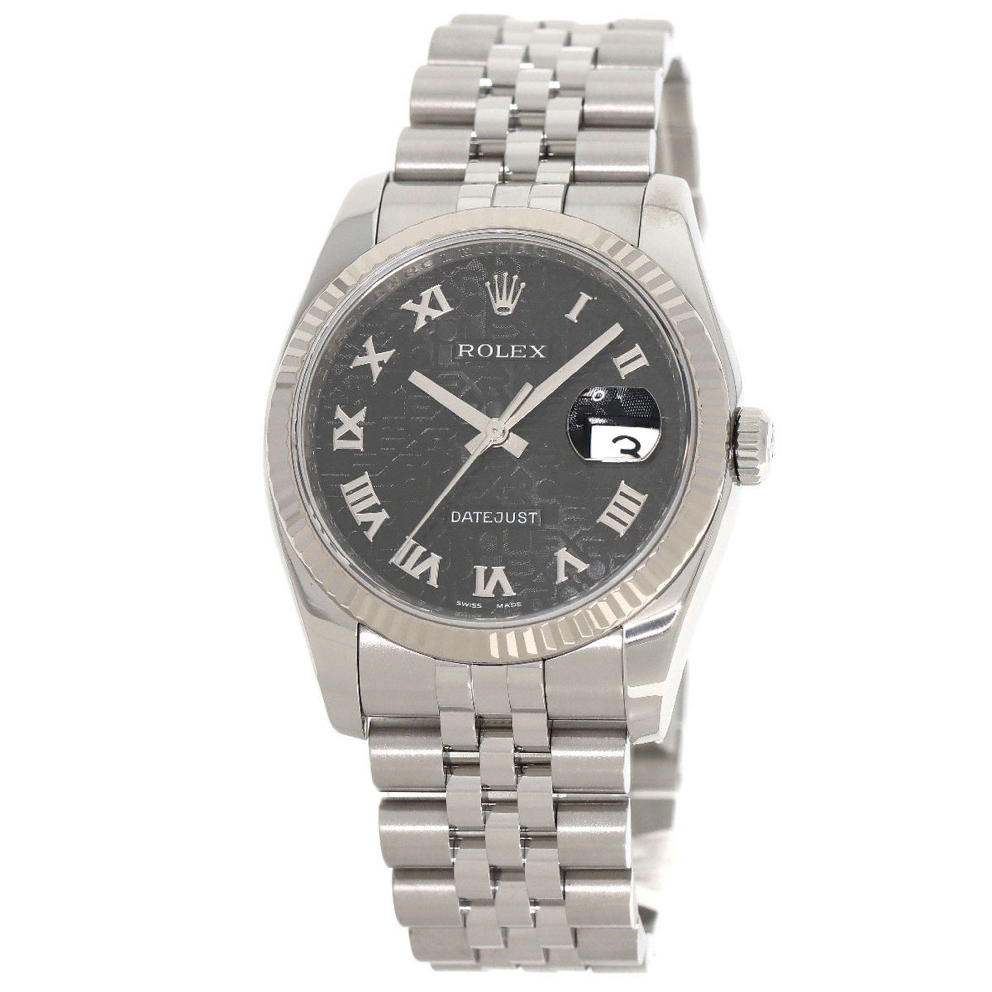 Rolex 116234 Datejust Watch Stainless Steel SS K18WG Men's ROLEX