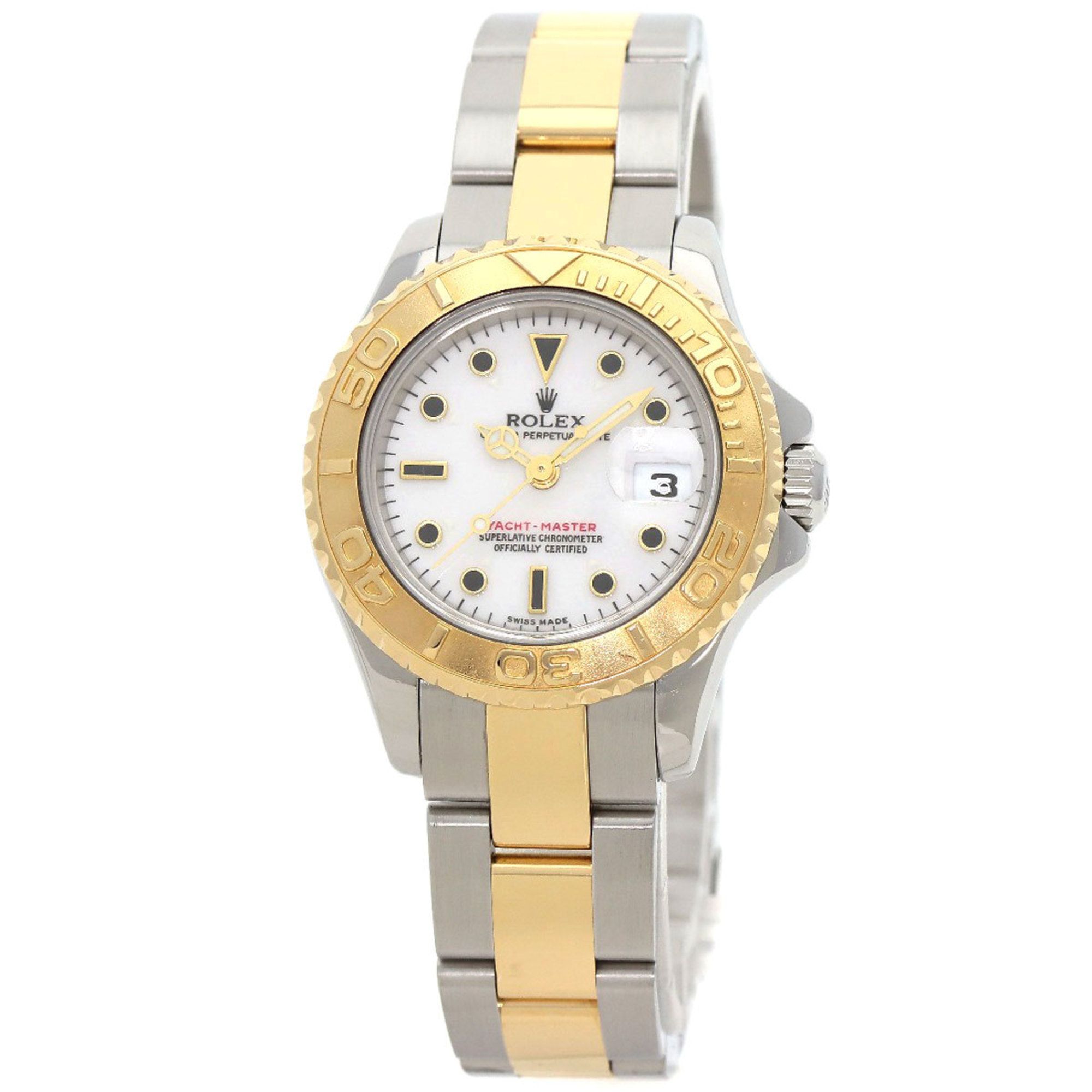 Rolex 169623 Yacht-Master Watch Stainless Steel SSxK18YG Ladies ROLEX