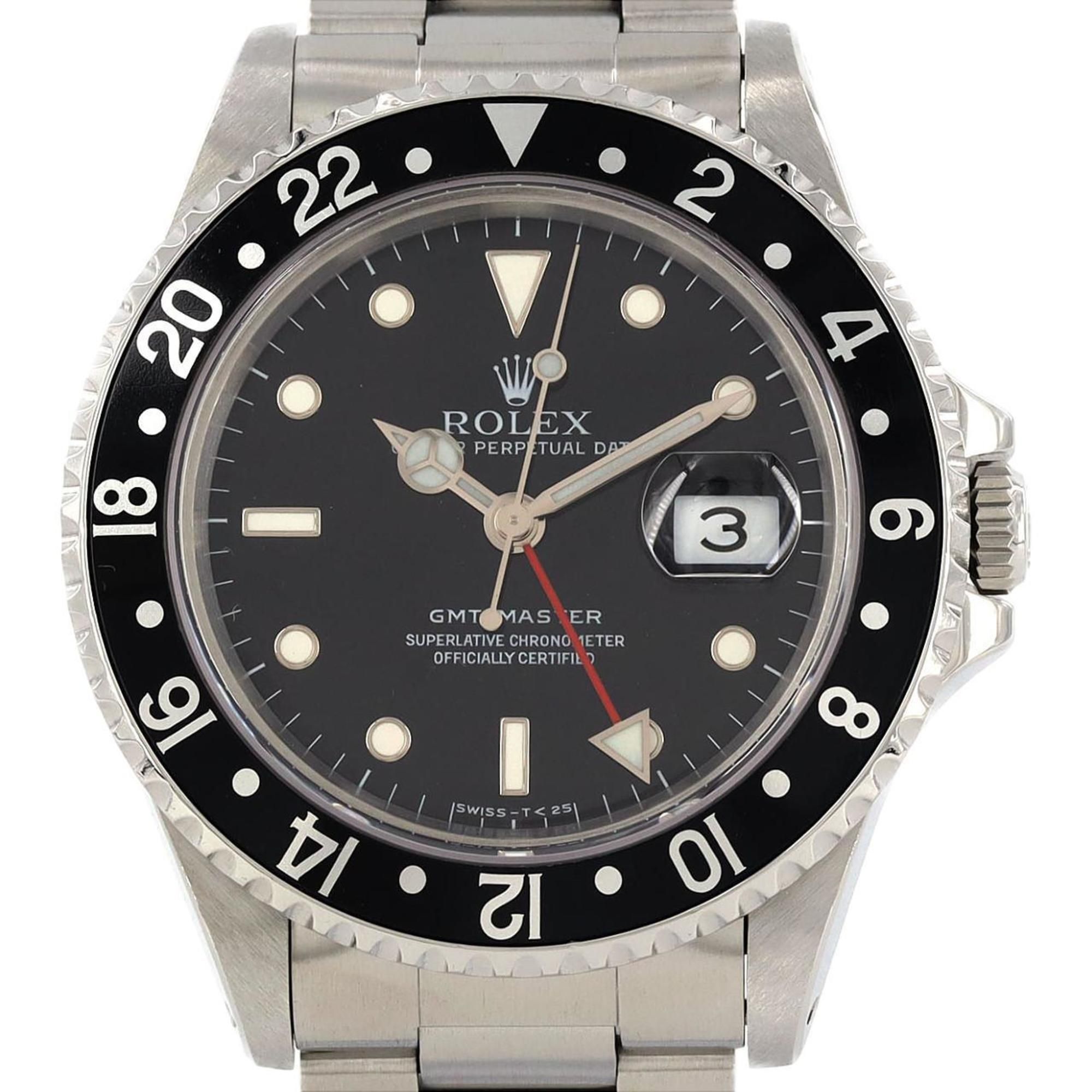 Rolex GMT Master 16700 SS Wristwatch Automatic S-Serial