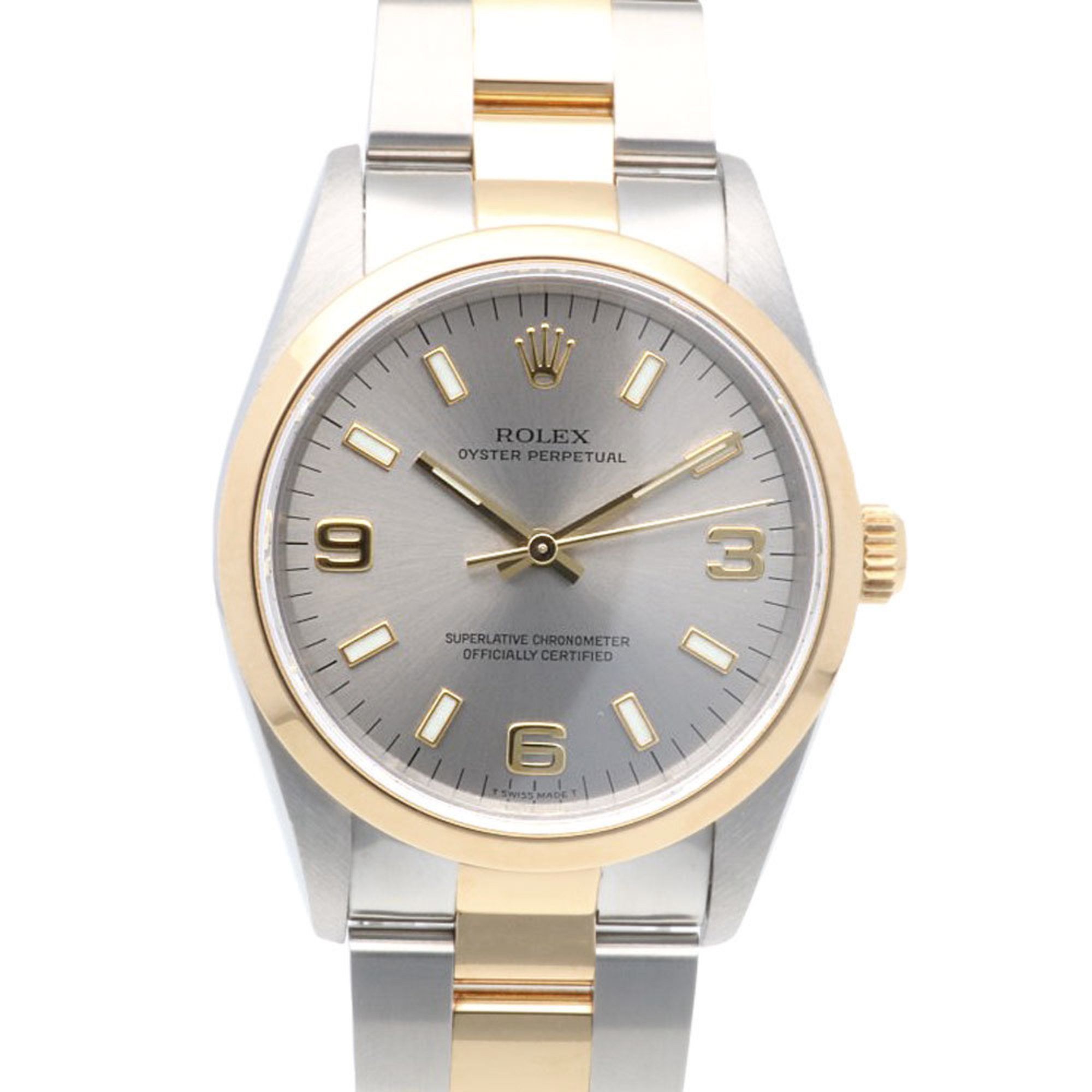 Rolex Oyster Perpetual Watch Stainless Steel 14203 Automatic Men's ROLEX S Series 1993 Model Overhau