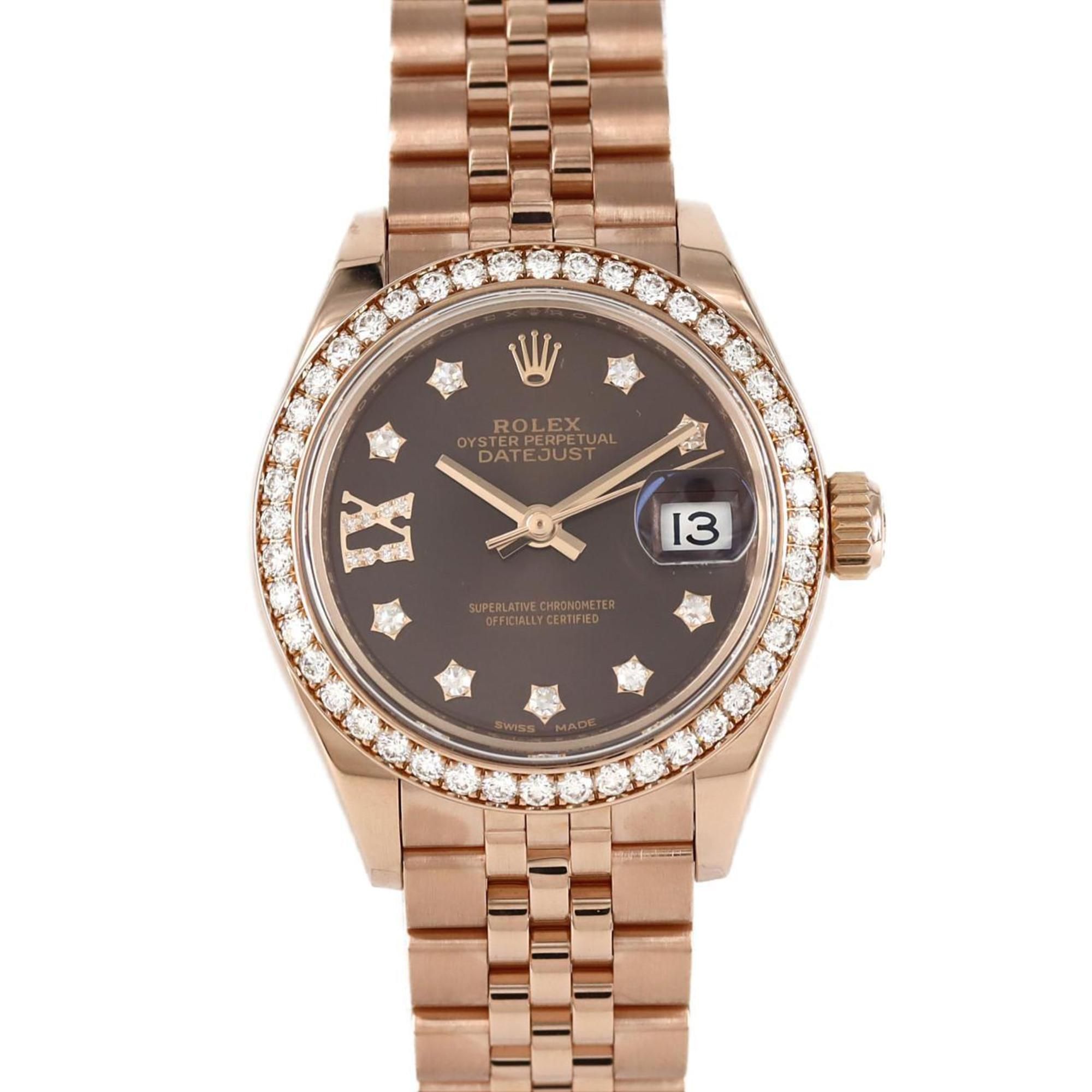 Rolex Datejust 279135RBR?5 PG?RG Wristwatch Automatic Winding Random Number