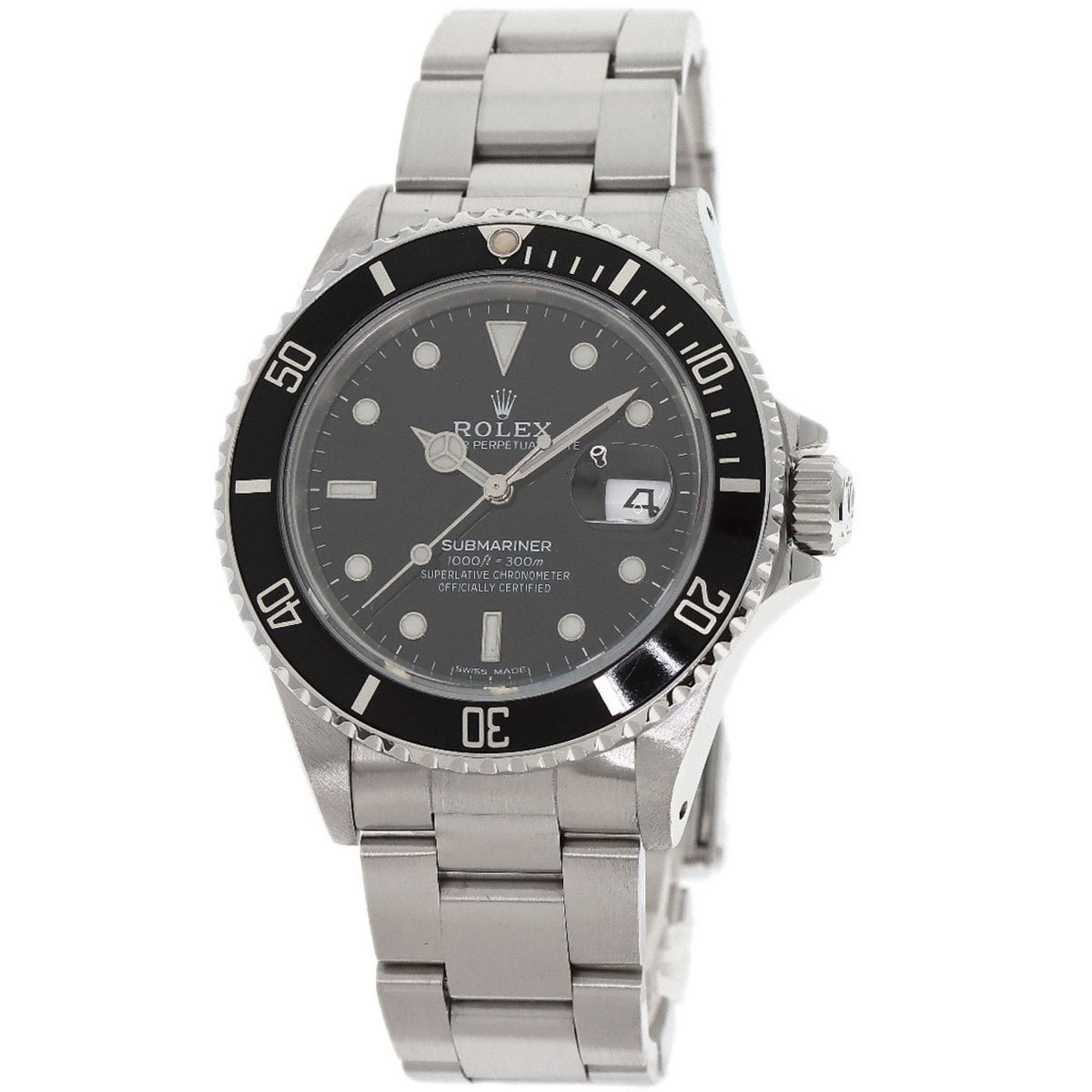 Rolex 16800 Submariner Triple Zero Bordered Watch Stainless Steel SS Men's ROLEX