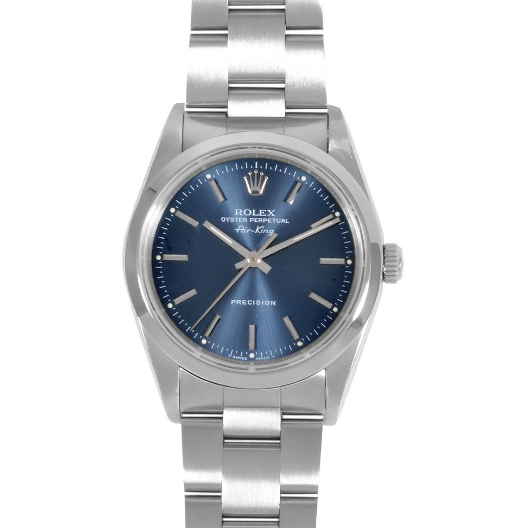 Rolex ROLEX 14000 Air King N series (manufactured around 1991) Automatic watch, blue dial, men's