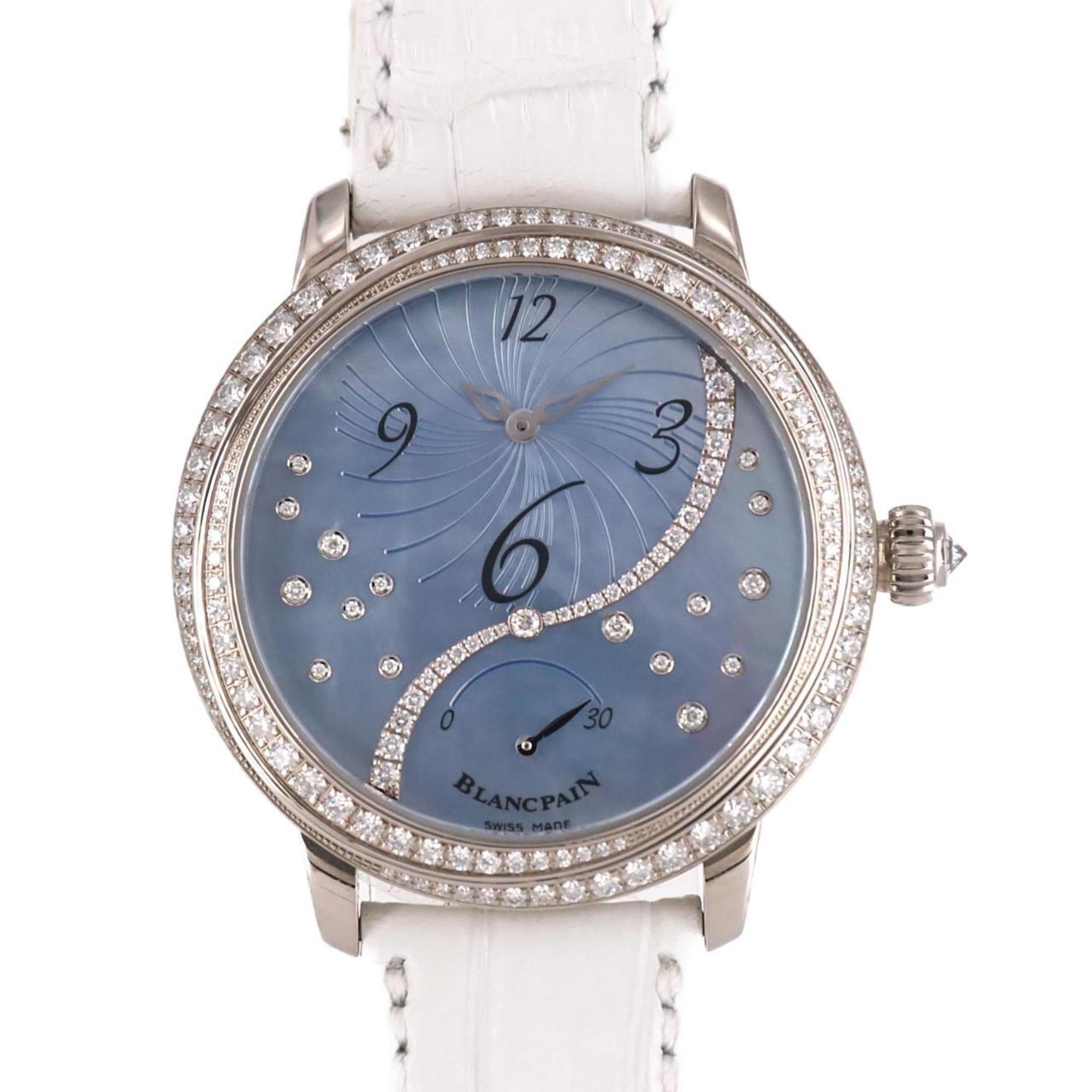 Blancpain Ladybird Off-Center Hour Retrograde WG D 3650A-3554L-58B Wristwatch Automatic