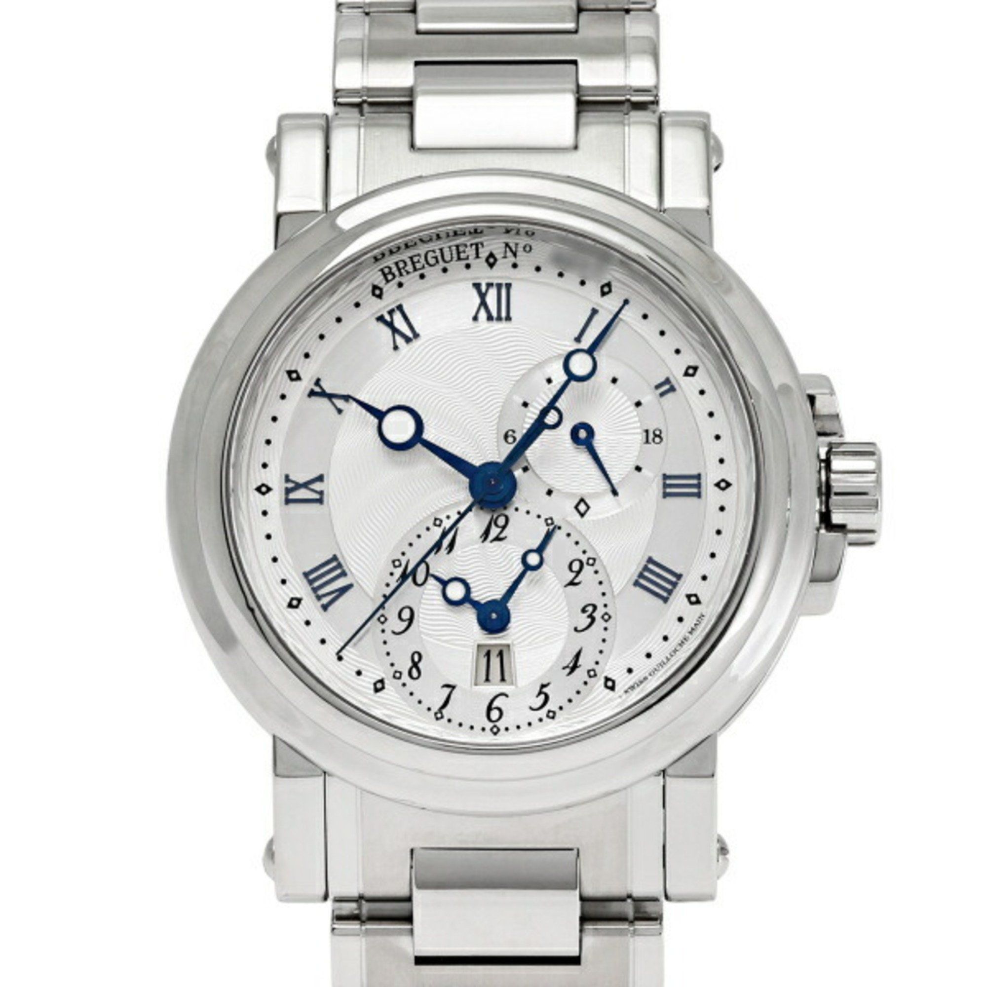 Breguet Marine GMT 5857ST/12/SZ0 White Dial Men's Watch __