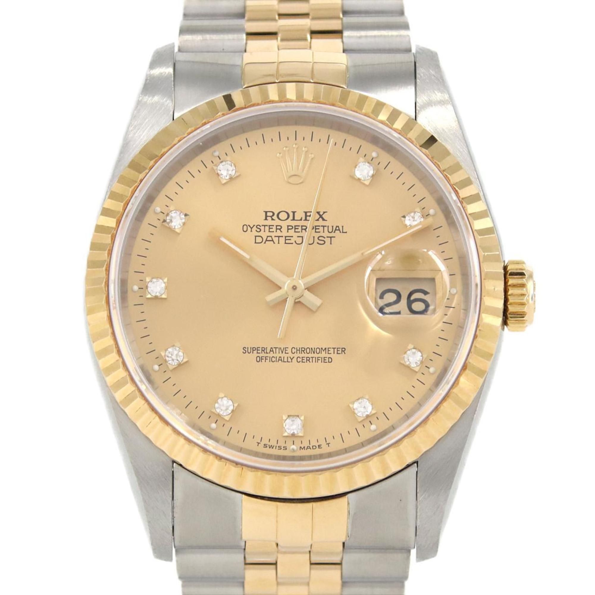 Rolex Datejust 16233G. SSxYG Automatic Watch X-Series