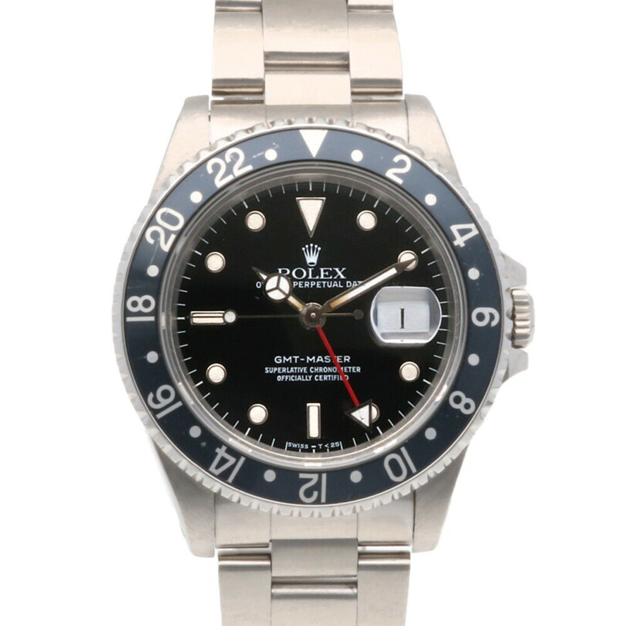 Rolex GMT Master Oyster Perpetual Watch Stainless Steel 16700 Automatic Men's ROLEX