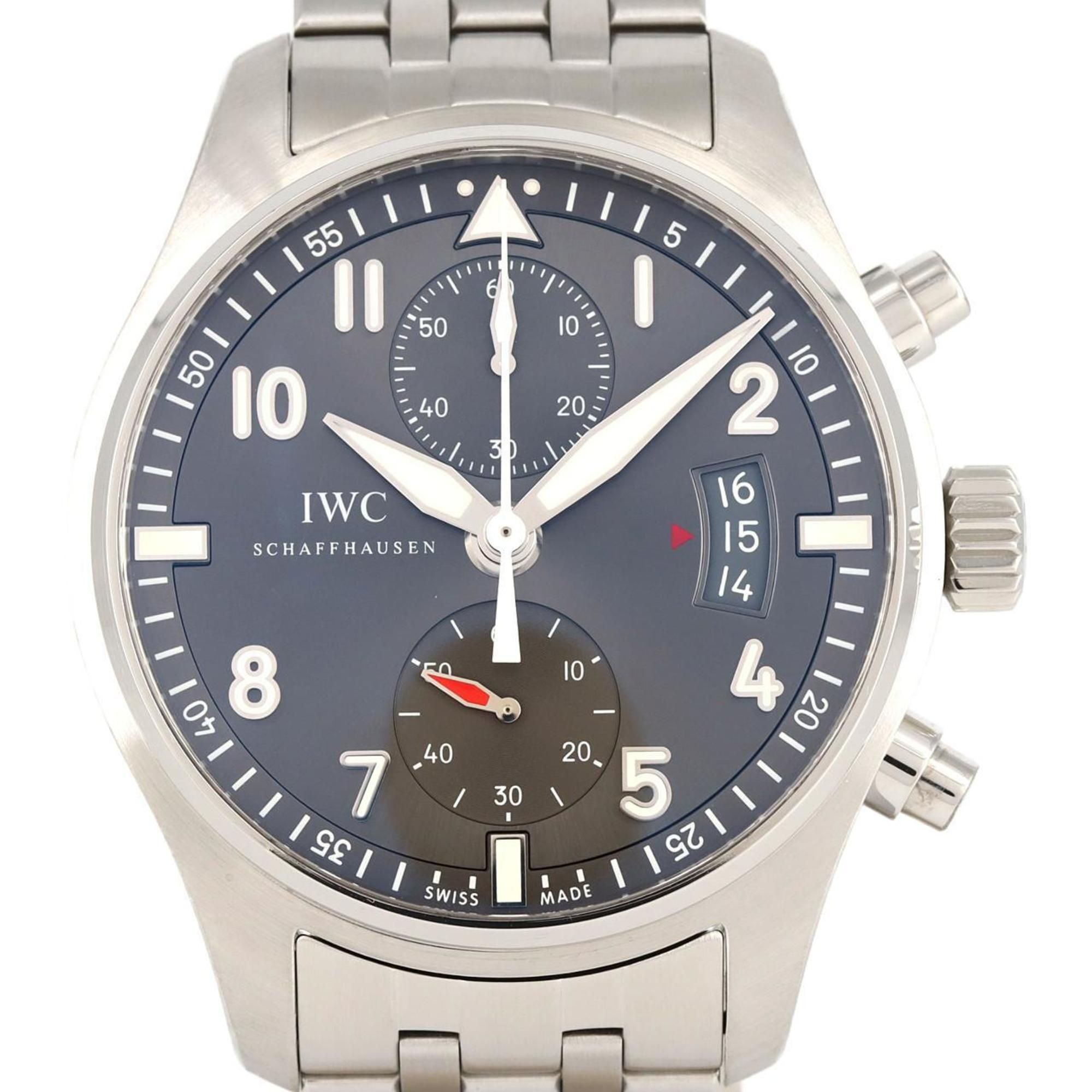IWC Spitfire Chrono IW387804 SS Wristwatch Automatic