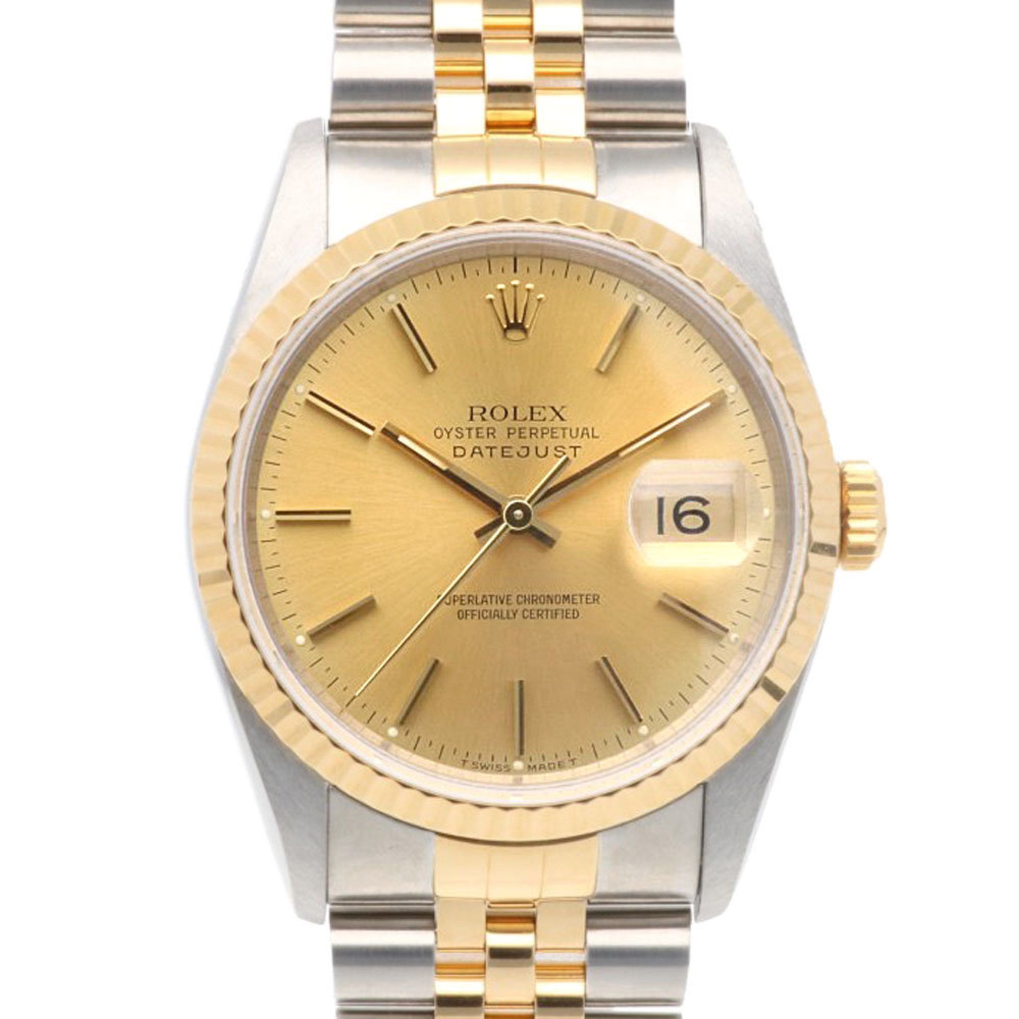 Rolex Datejust Oyster Perpetual Watch Stainless Steel 16233 Automatic Men's ROLEX X-Serial 1991 Mode
