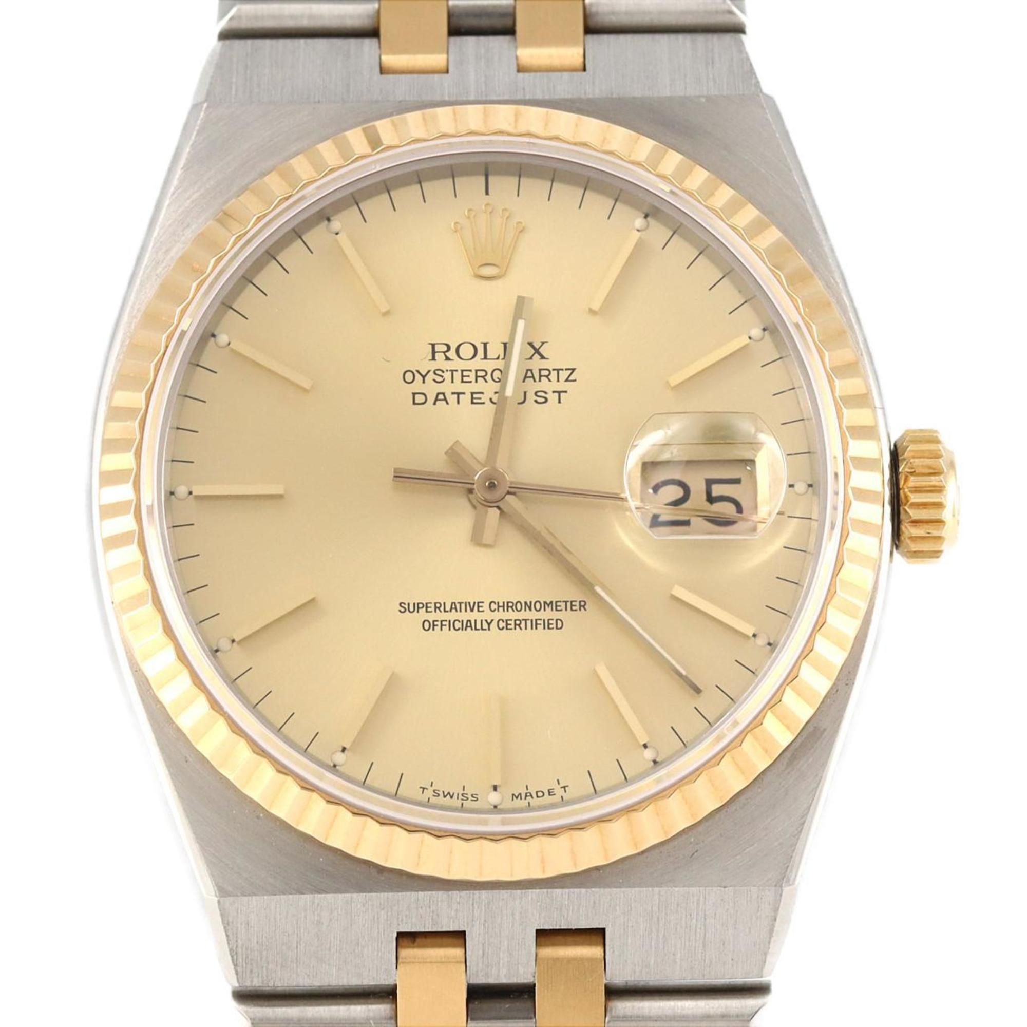 Rolex Oysterquartz 17013 SSxYG Quartz Watch