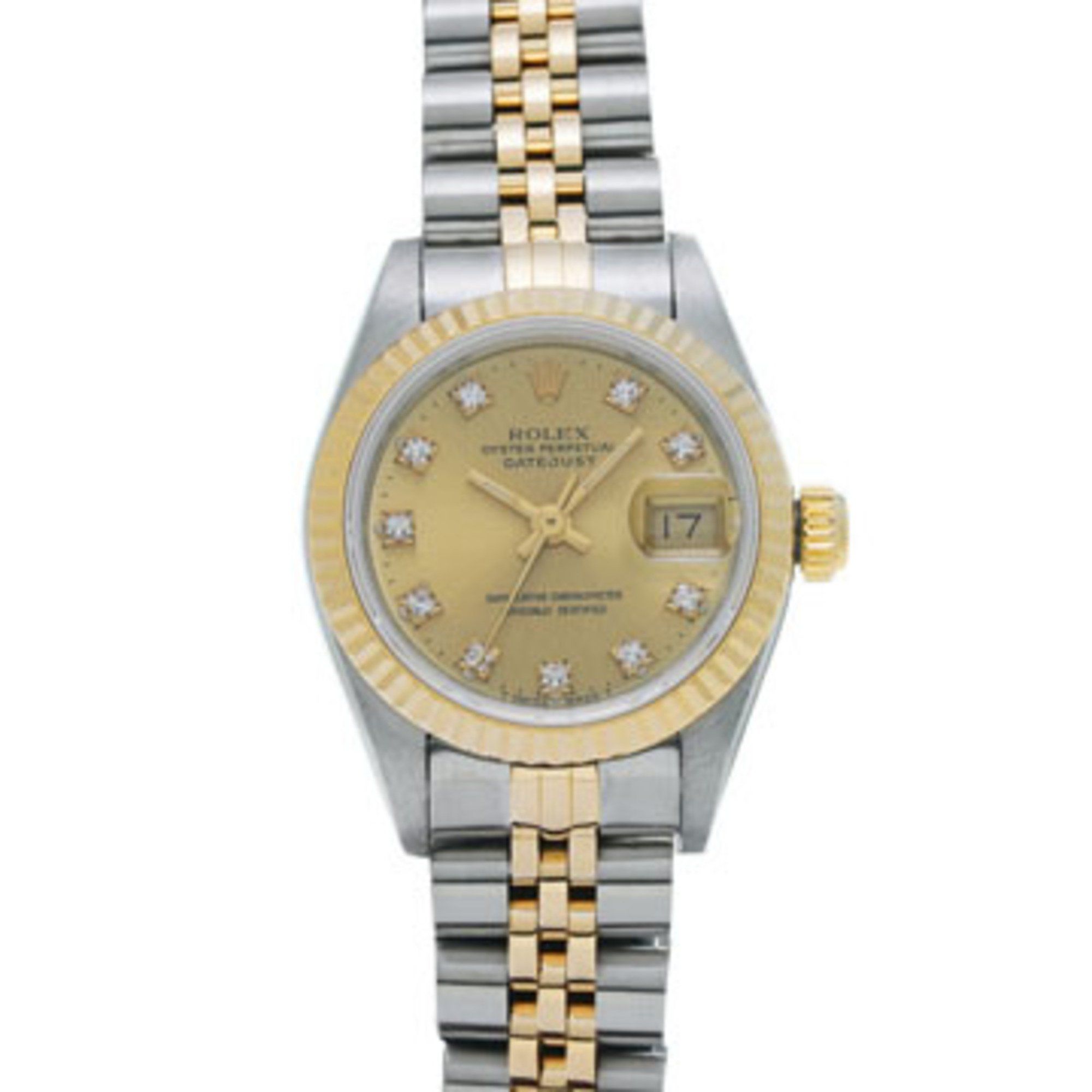 Rolex Datejust 69173 X series (manufactured around 1991) Champagne/Diamond Ladies' Watch Automatic