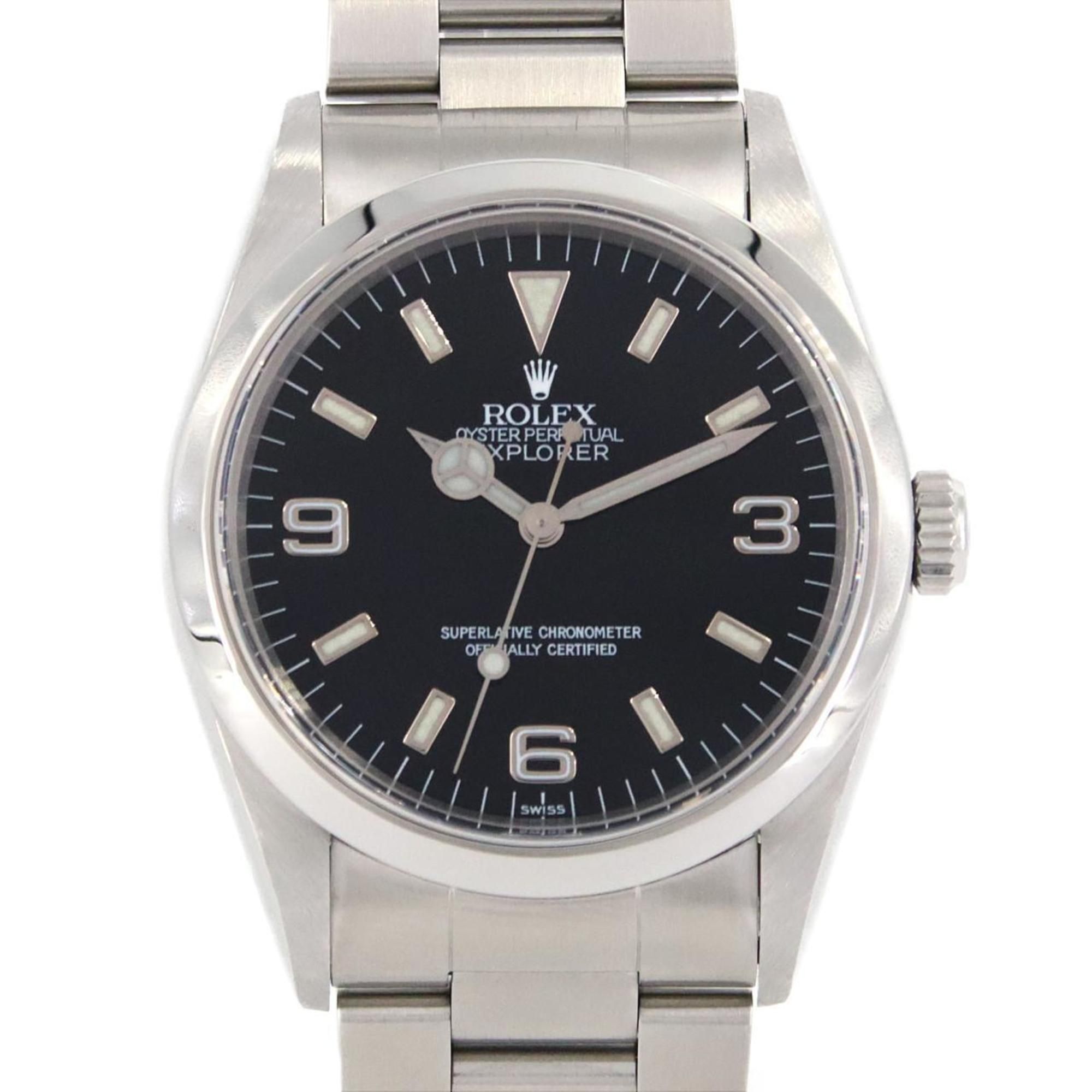 Rolex Explorer I 14270 SS Wristwatch Automatic U-Serial